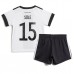 Billige Tyskland Niklas Sule #15 Børnetøj Hjemmebanetrøje til baby VM 2022 Kortærmet (+ korte bukser)